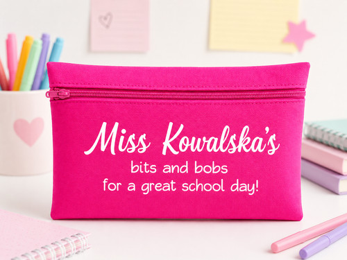 Personalised pencil case any - pencil,