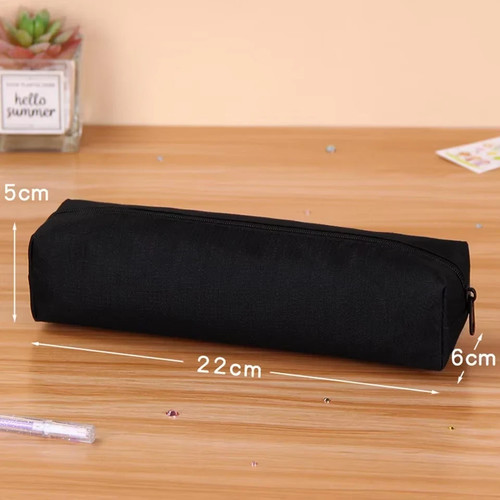 Portable large pencil case zip - portable,