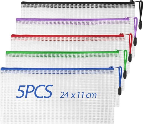 5pcs clear pencil case - pencil,