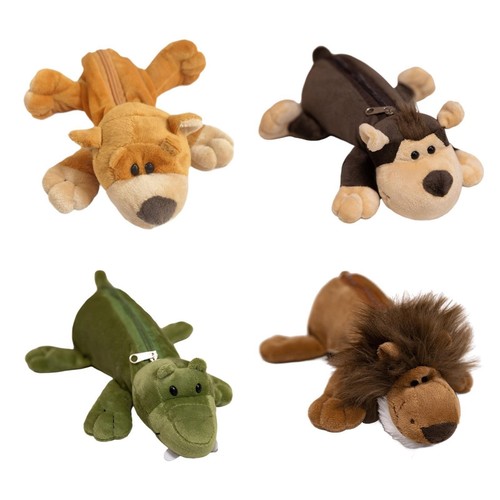 Plush pencil case zipper - case,