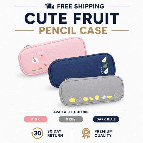 Cute fruit pencil - pencil, case