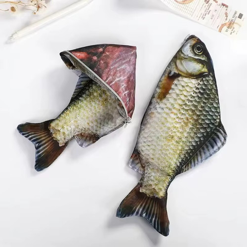 Funny crucian carp pencil case - funny,