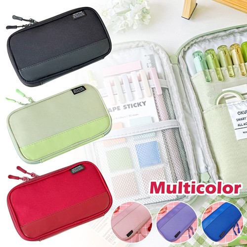 Portable pencil case - portable, oxford