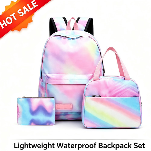 3pcs school backpack - school, set