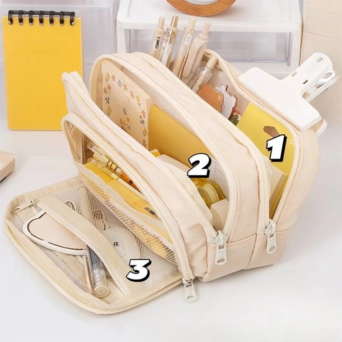 Large capacity pencil case - large, pen